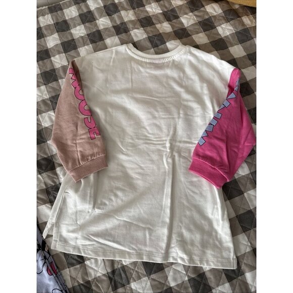 Minnie Mouse size 5 Girls Long Sleeve Sweater Tunic Set With Two Pants - Picture 5 of 5